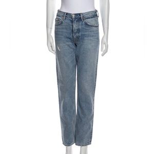 Size 25 Straight Leg Girlfriend Jeans